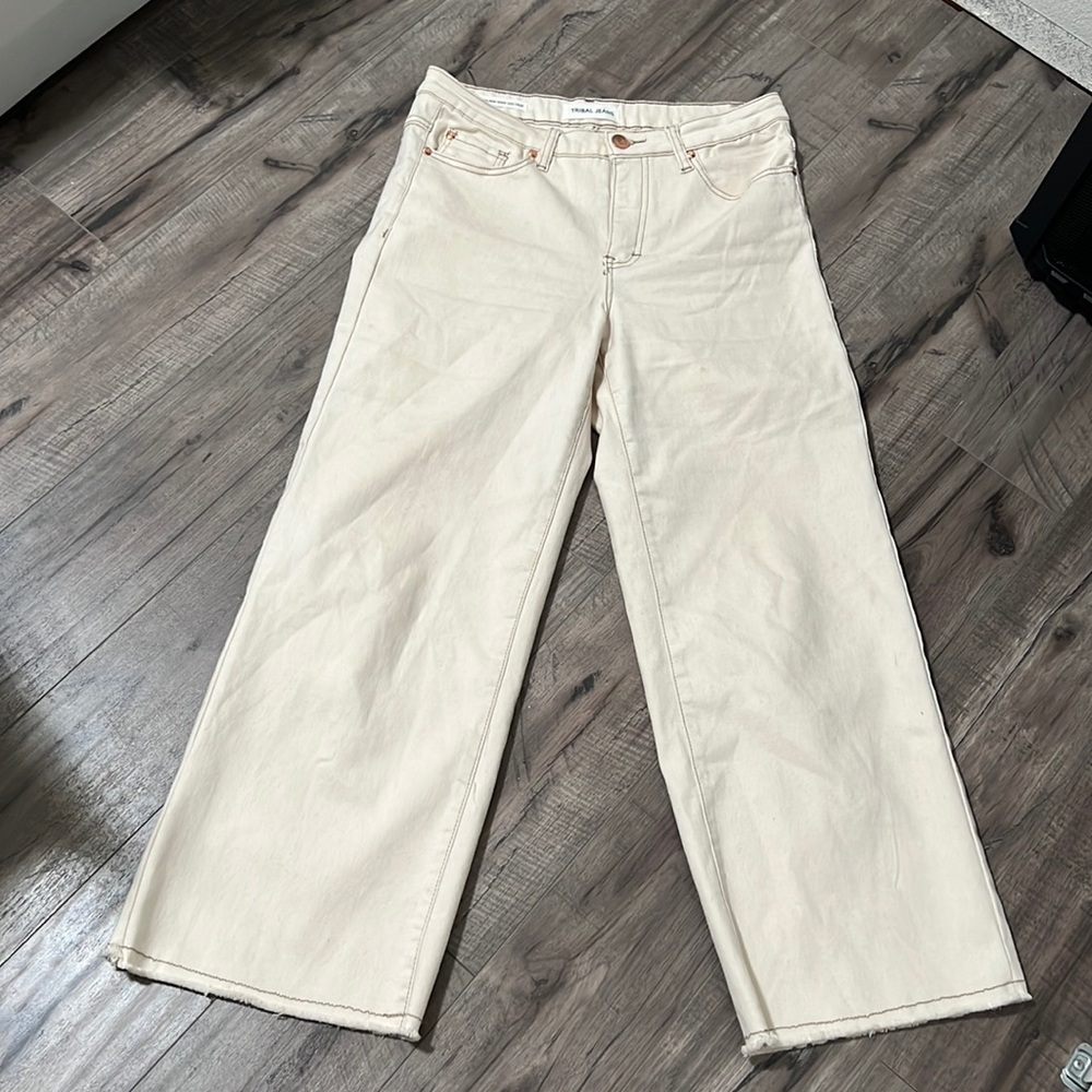 Tribal Audrey 5 Pkt Wide Leg Pant 30”